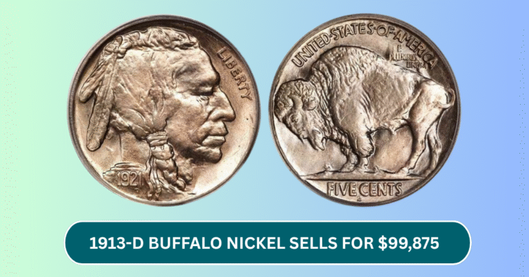 1913-D Buffalo Nickel Sells for $99,875: Rare Coin’s Value Shocks Collectors